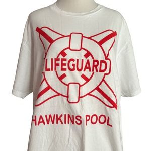 Stranger Things Hawkins Lifeguard Graphic Tee